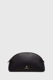 Кожаная сумка Furla, черный