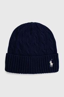 Хлопковая кепка Polo Ralph Lauren, темно-синий