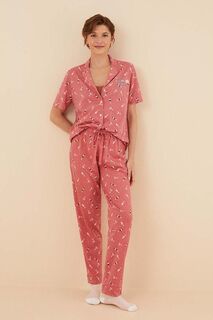 Женская секретная хлопковая пижама LA VECINA RUBIA MOUNTAIN women&apos;secret, розовый Women'secret