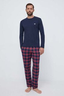 Хлопковые пижамы Emporio Armani Underwear, мультиколор