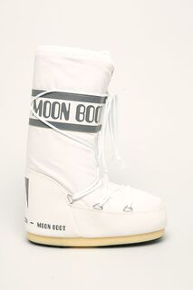 Нейлоновые зимние ботинки Moon Boot, белый