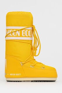 Нейлоновые зимние ботинки Moon Boot, желтый