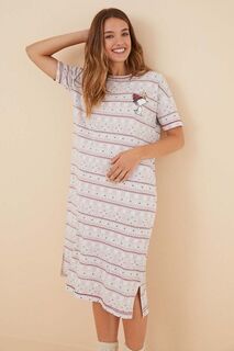 Женская ночная рубашка из хлопка Snoopy Secret women&apos;secret, мультиколор Women'secret