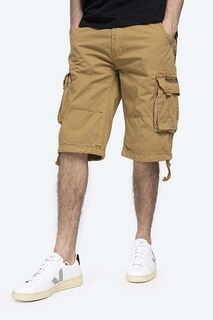 Хлопковые шорты Jet Short Alpha Industries, коричневый