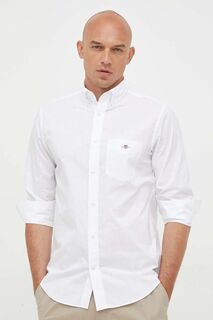 Рубашка из хлопка Gant, белый