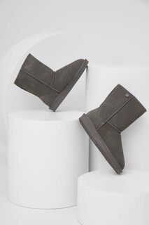 Замшевые зимние ботинки Answear Lab, серый