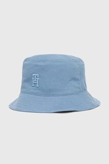 Хлопковая шляпа Tommy Hilfiger, синий