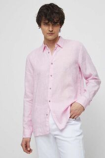 Рубашка из медицинского льна Medicine, розовый