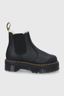 Доктор Martens Кожаные ботинки челси Quad FL Dr. Martens, черный