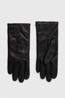 Кожаные перчатки HUGO Hugo, черный