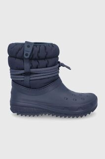 Зимние ботинки Classic Neo Puff Luxe Boot Crocs, темно-синий