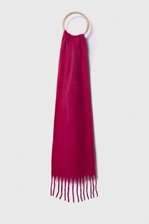 Шерстяной шарф Answear Lab, розовый