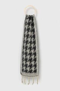 Шерстяной шарф Answear Lab, серый