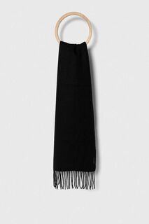 Шерстяной шарф Calvin Klein, черный