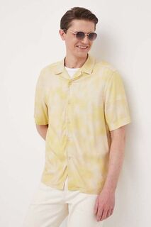 Рубашка Кельвина Кляйна Calvin Klein, желтый