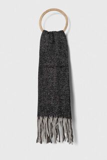 Шерстяной шарф Answear Lab, серый