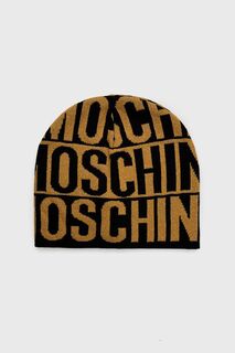 Шерстяная шапка Moschino, желтый