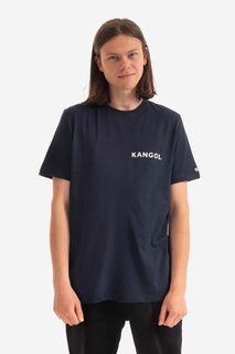 Хлопковая футболка Heritage Basic Kangol, темно-синий