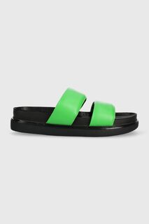 Кожаные тапочки ERIN Vagabond Shoemakers, зеленый