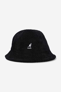 Велюровая повседневная шляпа кангол Slub Kangol, черный