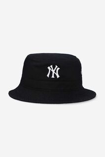 Брендовая хлопковая шапка New York Yankees 47- 47brand, черный