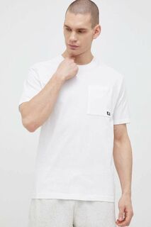 Хлопковая футболка New Balance, белый
