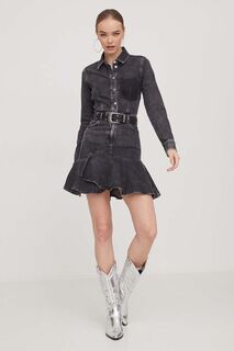 Джинсовое платье Karl Lagerfeld, серый