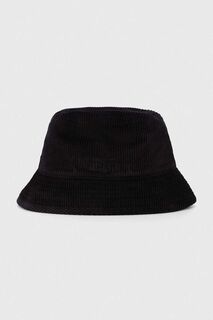 Вельветовая шляпа AllSaints, черный