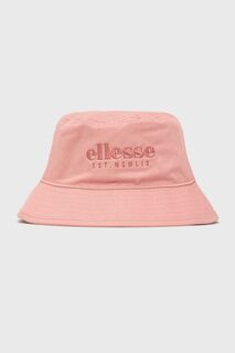 Хлопковая шляпа Ellesse, розовый