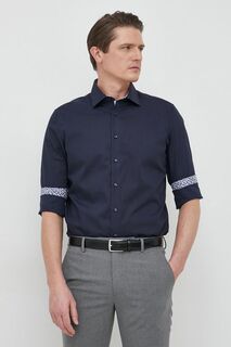 Рубашка из хлопка Seidensticker, темно-синий