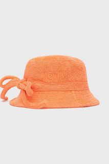 Хлопковая шляпа Levi&apos;s, оранжевый Levis