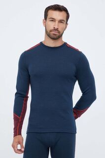 Функциональная футболка с длинным рукавом Lifa Merino Midweight Helly Hansen, темно-синий