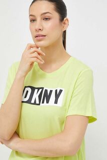 Прекрасная футболка DKNY, зеленый