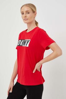 Прекрасная футболка DKNY, красный