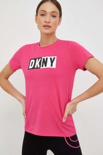 Прекрасная футболка DKNY, розовый