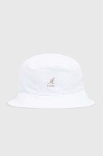 Хлопковая шапка Washed Bucket Hat K4224HT WHITE Kangol, белый