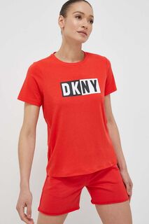 Прекрасная футболка DKNY, красный
