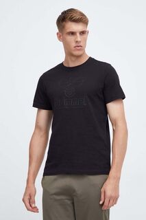 Хлопковая футболка Hummel, черный