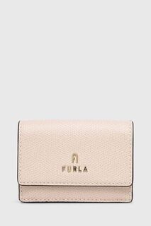 Кожаный кошелек Furla, бежевый