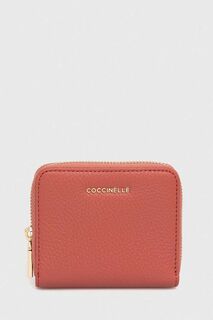 Кожаный кошелек Coccinelle, красный