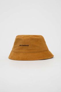 Вельветовая шляпа New Balance, коричневый