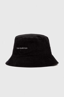 Вельветовая шляпа New Balance, черный