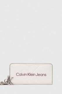 Кошелек + брелок Calvin Klein Jeans, белый