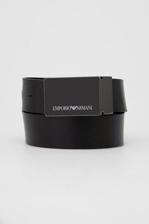 Ремень кожаный Y4S427.YTU7J.NOS Emporio Armani, черный