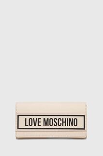 Кошелек Love Moschino, бежевый