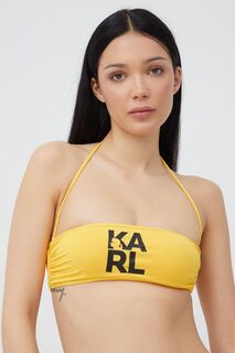 Купальный бюстгальтер KL22WTP02 Karl Lagerfeld, желтый
