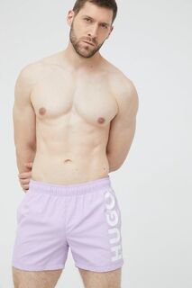 Плавки-шорты HUGO Hugo, фиолетовый