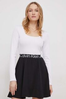 Платье Calvin Klein Jeans, белый