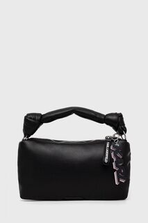 Кожаная сумка 225W3057 Karl Lagerfeld, черный