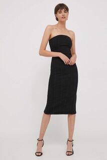 Джинсовое платье Sisley, черный